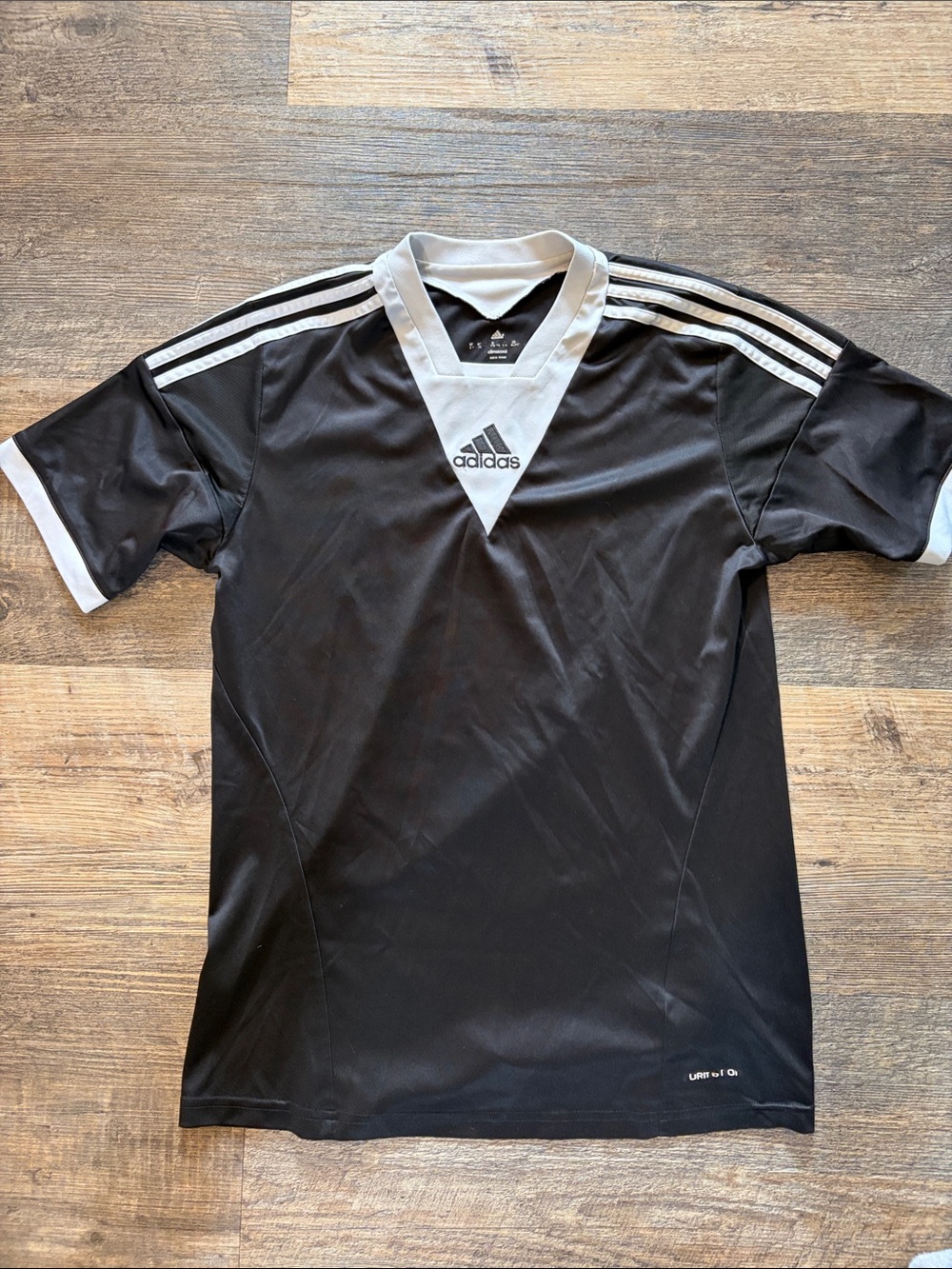 adidas Black and White Boy’s Soccer Jersey